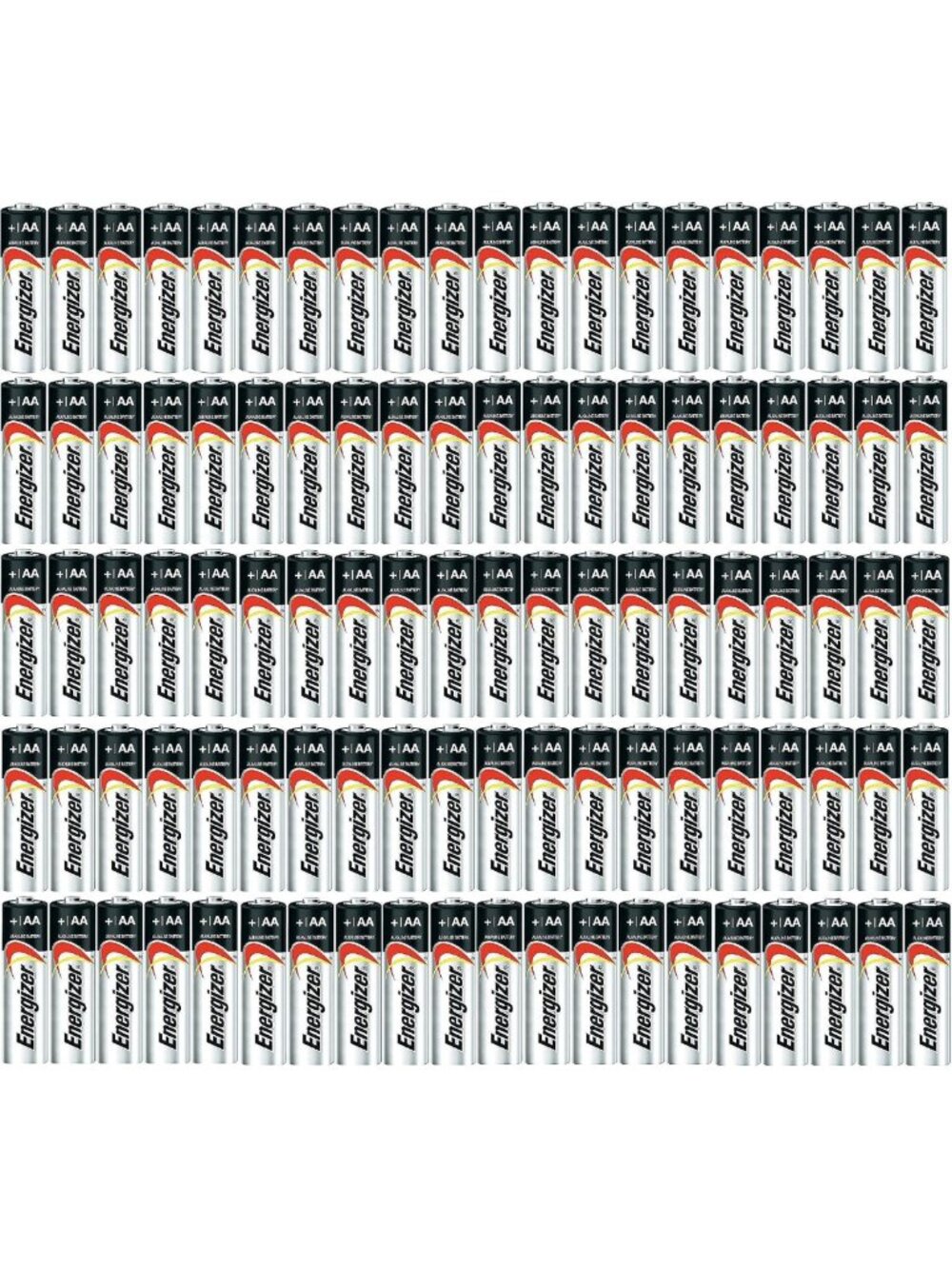 High-Performance AA Alkaline Batteries - 100 Count, Long-Lasting, USA Made, Exp